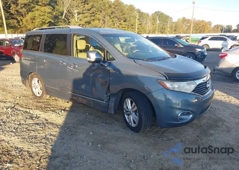 2012 Nissan Quest Sl z USA, uszkodzony, nr VIN JN8AE2KP3C9043621
